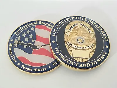 LAPD Los Angeles Police Professional Standards Bureau Challenge Coin New Package • $15.25