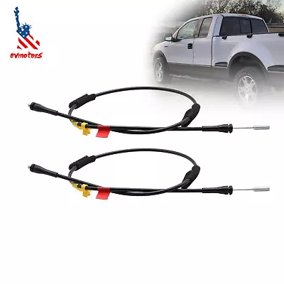 Rear Side Upper&Lower Door Latch Release Cable For 97-04 Ford F-150 Extended Cab • $15.89