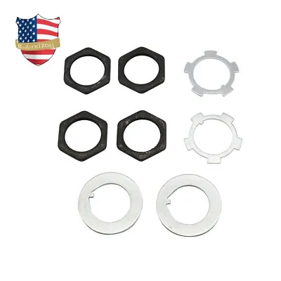 2X Fit 1984-1995 Toyota 4Runner 2.4L 3.0L Front Axle Hub Spindle Lock Nut Washer • $13.23