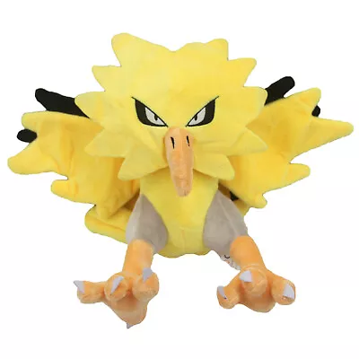 ZAPDOS Pkm 10 In. Plush (Thunder Gen 1 Red Blue Electric Type Anime Soft Doll) • $24.99