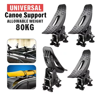 Universal Kayak Carrier Saddle Watercraft Roof Rack Arm Canoe Loader Cross Bar • $56.88