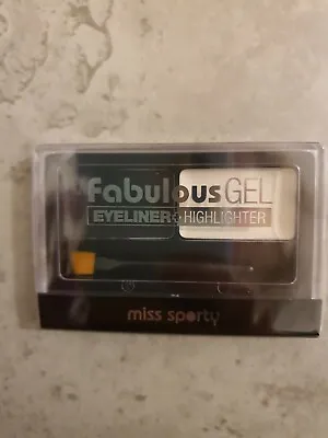 Miss Sporty FABULOUS GEL EYELINER And Highlighter Black & White Duo • £2.10