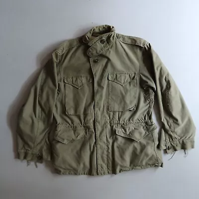 Vintage WWII Jacket Military M-1943 M43 US Army Field Green Small 1940s Worn • $150