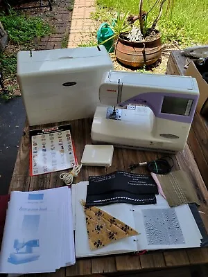 Janome Memory Craft 9500 Computerized Embroidery Sewing Machine MC9500 • $630