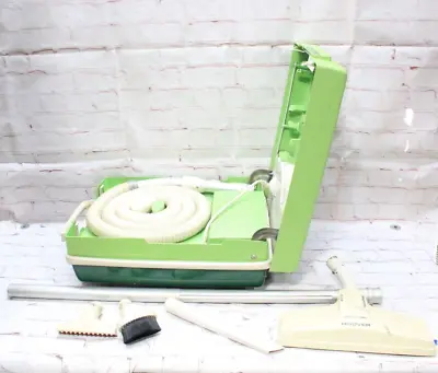 Vintage Rare Hoover S3013 65 Amp Green Vacuum Cleaner With Accesories • $269.69
