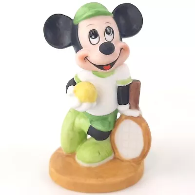 Vintage Disney Mickey Mouse Tennis Player Porcelain Ceramic Figure 4  • $9.99