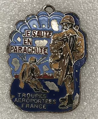 Vintage French Paratroopers Medal JE SAUTE EN PARACHUTE Troops France Military • $29.95