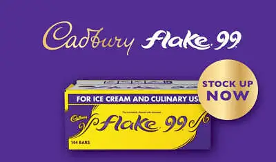 Cadbury Flake 99 Multipack Box 144 Individual Chocolate Bars Ice Cream Baking • £25.99