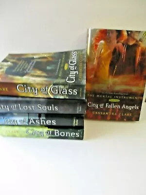 The Mortal Instruments Cassandra Clare Series Lot Of 5 Free Ship Ashes Bones • $41.36