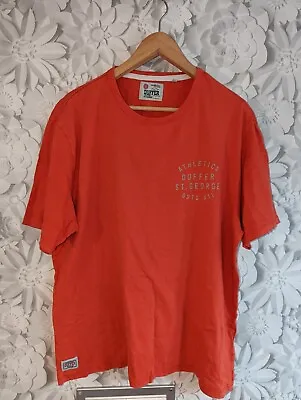 £7.99 • Buy Original Duffer Of St George Athletics  Cotton T Shirt. Size XXL Original Label