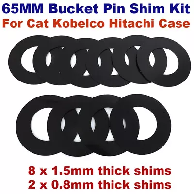 65MM Bucket Pin Shim Kit For Excavator Cat 312 Deere 130G Kobelco Hitachi Case • $32.02