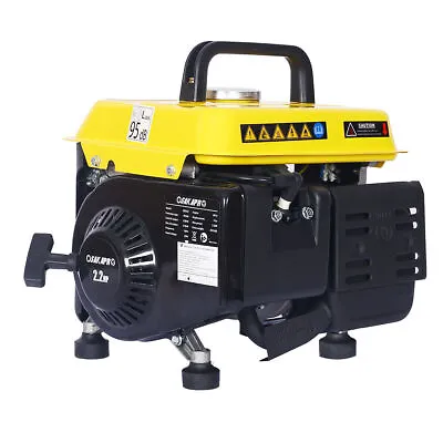 Portable Power Generator Inverter Gas Powered Generator Low Noise Outdoor Yellow • $189.89