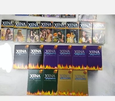 Xena Warrior Princess VHS Seasons 1-6 Sword Chakram Etc Memorabilia Job Lot • £199.99