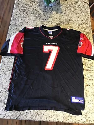 Micheal Vick Atlanta Falcons #7 Football Jersey Reebok Men’s Black Red Size 2XL • $24.99