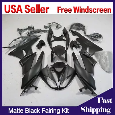 Painted Black Fairing Kit For Kawasaki Ninja ZX6R 2009-2012 ZX600R ABS Bodywork • $349.90