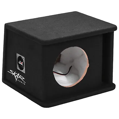 Skar Audio Single 8  Ported Subwoofer Enclosure - 1.00 Ft^3 @ 40 Hz | Sk1x8v • $63.74