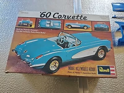 Vintage 1984 Revell ‘60 Corvette Model Kit-/Open Box • $8