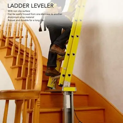 Ladder Leg Stabilizer Extender Tool For Secure Stair Support - Leveler  Aid • £80.80