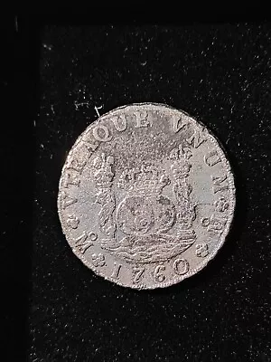 1760 Mexican Pillar Dollar - 8 Reales - Silver Coin - Colonial Dollar SUPER RARE • $400