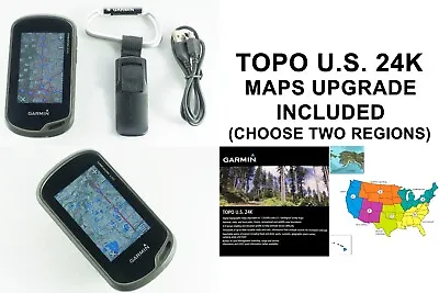 Garmin Oregon 650 W/ Maps Upgrade TOPO US 24K High Detail Topographic 2 Regions • $199