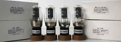 6L6G Marconi RCA Made In Italy Amplitrex Tested 1 Matched Quad 4 Pcs • $1680