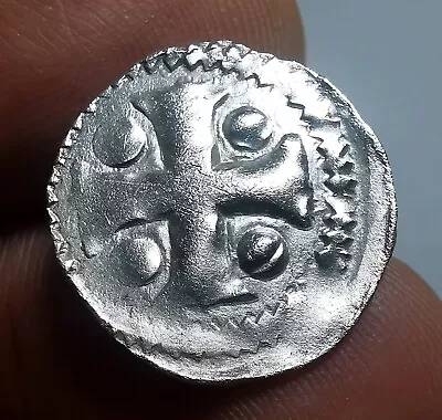 SCARCE European Medieval Silver Friesacher Pfennig Coin 1147-1246 AD LOT13 • $1