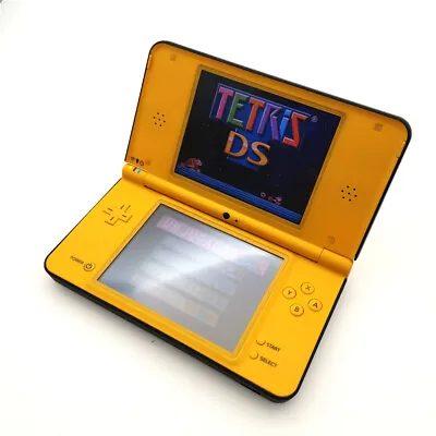 Yellow Retrofit Nintendo DSi XL Handheld Console System + Charger • $425.59