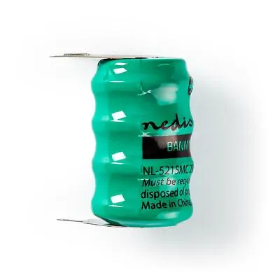 Rechargeable NiMH Battery Pack 4.8V  80mAh With Solder Tabs • £5.42