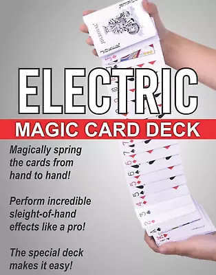 Deluxe BICYCLE ELECTRIC DECK Playing Cards Magic Trick Magician Prop Gag Joke • $18.95