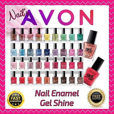 Avon Gel Shine Nail Polish Varnish - Choice Of Colours - Brand New  & Boxed • £3.42