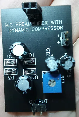 Mic Preamplifier With Dynamic Compressor New • $21