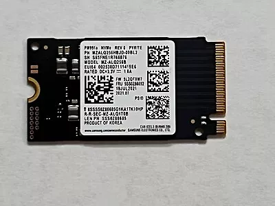 SAMSUNG 256GB SSD PM991a M.2 2242 NVME PCIe GEN3X4 MZALQ256HBJD-00BL2 MZ-ALQ256B • $14.99