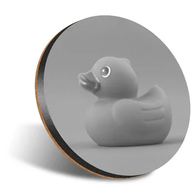 1 X Round 12cm Coaster - BW - Toy Duckling Bath Time Baby Boy #37621 • £4.99