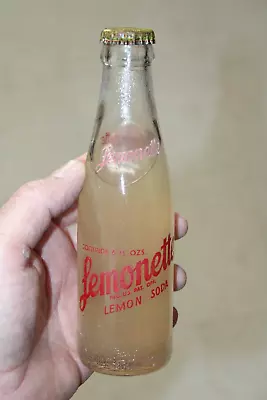 Charleston Sclemongette Lemon Soda Bottle 6 Oz Acl Full • $16.99