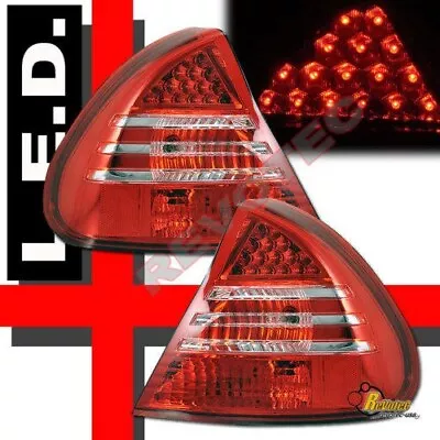 99 00 01 02 Mitsubishi Mirage 2Dr Coupe 4Dr Sedan Red LED Tail Lights Lamps • $123.99