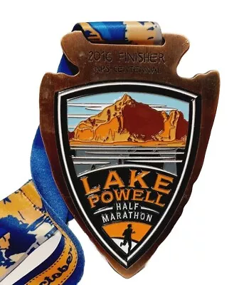 2016 Lake Powell Finisher Nps Centennial Half Marathon Medal National Park • $22.74