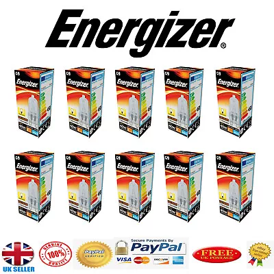 £5.84 • Buy 10 X G9 33w=40w Energizer Dimmable Energy Saving Halogen Bulbs Capsule Light UK 