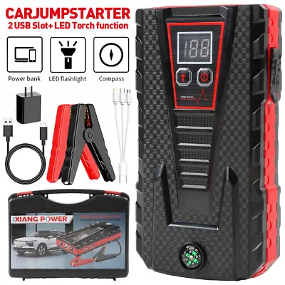 99800mAh Car Jump Starter Booster Jumper Box Power Bank Battery Charger Portable • $36.50