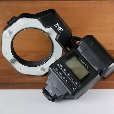 Sigma EM-140 DG TTL Macro Ringlight Flash For Nikon *NO POWER* AS IS • $34.99