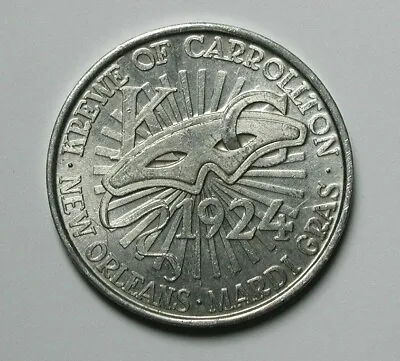 1971 MARDI GRAS Krewe Of Carrollton NEW ORLEANS Doubloon Medal - Parade Float • $11.69
