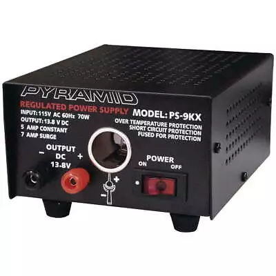 Pyramid PS9KX Universal Compact Bench Power Supply-5 Amp Linear Regulated Home • $34.38