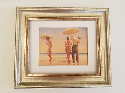 Jack Vettriano SILVER Chunky Framed Mad Dogs Picture  • £17.99