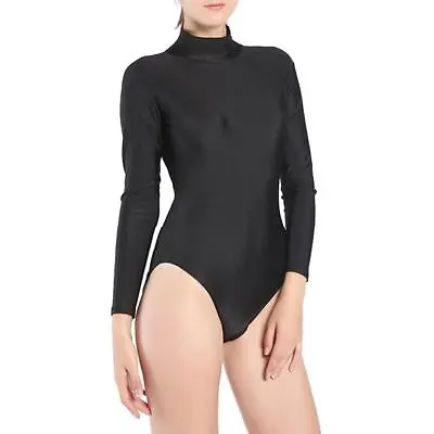 Women's Long Sleeve Swimsuit With Back Zip • £13.88