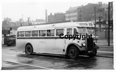£1.10 • Buy Sheffield Corporation MWA757 MWA 757 Leyland PS2 Strachan Coach B&W Bus Photo