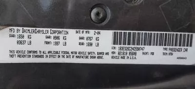 Automatic Transmission 4 Speed Fits 04 NEON 155647 • $1044.99