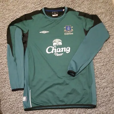 £20 • Buy Everton  Away  Goalkeeper Shirt Umbro 04/05 Xlb