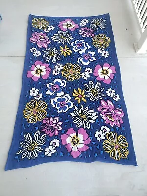 Vera Bradley African Violet Plush Throw Blanket 80 X46  EUC • $19.99