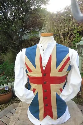 Classic Union Jack Waistcoat: New Larger Sizes Now Available • £75