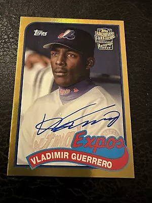 2023 Vladimir Guerrero Jr. & Sr. Topps Archives Dual Auto 20/25  • $22.50