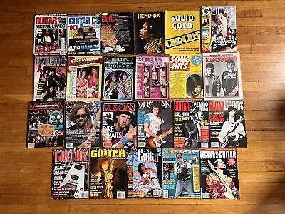 Hit Parader Musician Guitar Circus Magazine Lot Of 23 Issues Metal Rock 70s-00s • $50